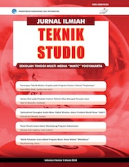 Jurnal Ilmiah Teknik Studio (cover)